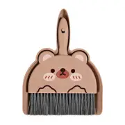 3X(Mini Broom Dustpan Kids Cute Cartoon Small Cleaning Set Pretend Play4074