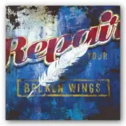 Repair Your Broken Wings ART PRINT by Rodney White Image Size 24" x 24"