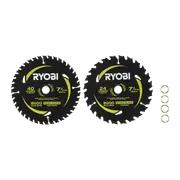 Ryobi 184mm 24T And 40T Circular Saw Blade - 2 Pack