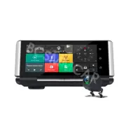 Dual Lens Dash Camera Car Front Rear 7in 1080P ADAS DVR WiFi GPS Touch Screen (for: Audi)