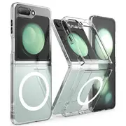 For Samsung Galaxy Z Fold 6 MagSafe Magnetic Case with HaloLock Shockproof Scratch Resistant Back Clear Protective Cover