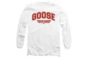Top Gun Unisex Adult Goose Varsity T-Shirt (White) - UTTV10847