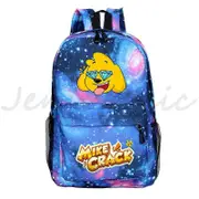 Cartoon Mikecrack Backpacks Students school bag Boys Girls Back to School Book Bag Children's backpack Teens Travel bag Mochila 8