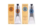L'Occitane Shea Butter Foot Cream and Hand Cream - Dry Skin Kit by LOccitane for Unisex - 2 Pc Kit 5.2oz Foot Cream, 5.2oz Hand Cream