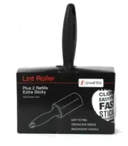 3 Pack Smartek Lint Roller Plus 2 Refill Extra Sticky Easy Peel Ergonomic Handle
