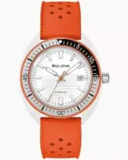 *BRAND NEW* Bulova Archives Snorkel Clownfish Auto White Dial Men's Watch 98B448