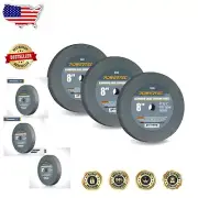 8 Inch Aluminum Oxide Grinding Wheel - 3PK (36/60/150 Grit) for Bench Grinders