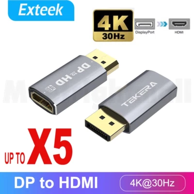 Display Port Male to HDMI Female Adapter Converter Connector 4K Displayport DP