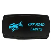 Polaris RANGER RZR XP1000 BLUE Rocker Switch OFFROAD LIGHTS Horizontal UTV