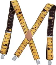 [yuksok] Men Suspenders Elastic Straps for Birthday Gift Holidays Street Gardening Events