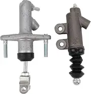Clutch Cylinder Kit, Master Slave Cylinder, Compatible with Civic 1.5L L4 Sedan, Clutch Brake Transducer Cylinder Replacement 46920 SR3 A01