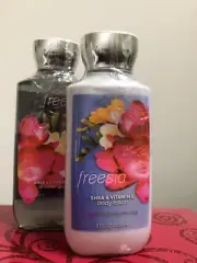 Bath & Body Works FREESIA Originals 8 oz Lotion & 10 oz Shower Gel SEALED