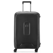 Delsey Moncey 69 cm 4-Wheel Suitcase - Black (Recycled Material)