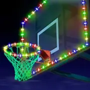 Led Basketball Hoop Light Rim and Backboard Outdoor for Hoop Outdoor with Remote,Light Up Basketball Rim Light,Basketball Goal Light