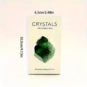 78-Card Crystal Oracle Tarot Deck - Elegant Divination Cards No Guidebook