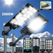 90000000000LM Solar LED Street Lights Outdoor Waterproof Flood Lights PIR Sensor