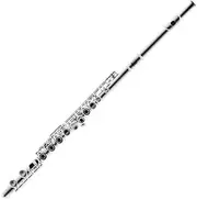 Harmonics HFL-5237S Soprano C Flute for Beginner, Kids, Student, 16 Keys Silver Plated Flute Instrument in Luxury Soft Case