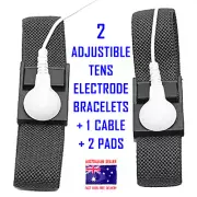 VISAGE ALDI TENS EMS compatible ELECTRODE PADS CABLE + BRACELETS + PADS ⭐⭐⭐⭐⭐