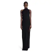 [RICK OWENS] Concordians Athena Arrowhead Gown Black