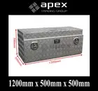 BRAND NEW TOOLBOX CHECKER ALUMINIUM TOOL BOX - TRUCK UNDERTRAY STORAGE - 150053L