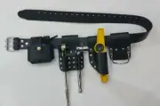 Scaffolding leather Tool belt 4 Pcs Tools Set Ratchet Spanner Level Tape