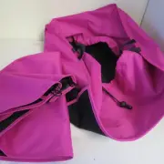Fuchsia Pink Under Seat Basket & Canopy for Bugaboo Cameleon Baby Girl Stroller