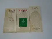 3 Longaberger Christmas Cookie Molds - Kriss Kringle, St. Nick, Father Xmas -NIB