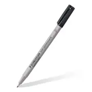 Staedtler Lumocolor Ohp Pen Non-Permanent Fine 0.6Mm Line Black Pack 10