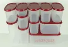 Tupperware Modular Mates Cranberry Pantry Set of 11 + Free Shipping