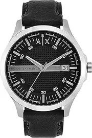 [Armani Exchange] Men's Three-Hand Date Display Stainless Steel Watch Case Size 46mm