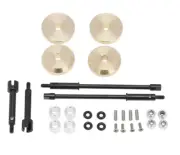 1/24 Axial SCX24 90081 AXI00002 4mm Widen Wheel Axles & Brass Weights Set