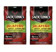 *New* 2 x Jack Link's Jalapeno Beef Jerky 300g - Made in New Zealand