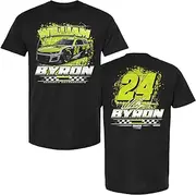 Checkered Flag Sports William Byron 2025 Raptor 2-Spot T-Shirt Black