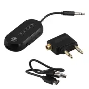 2-In-1 Bluetooth 5.4 Audio Transmitter Receiver 3.5mm AUX Jack Airplane 7492