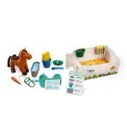 Melissa & Doug - Feed & Groom Horse Care Play Set from Tates Toyworld