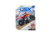 Spin Master 1:10 Scale Supercross Motorcycle Justin Brayton Diecast Toy Model