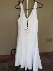 Alannah Hill 'Take Me To Paris' White Dress Brand New w/Tags Many Sizes RRP $299