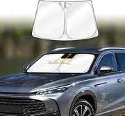 X-CAR WindScreen Sun Shade for MG HS 2025-Onwards Blocks UV Rays Foldable Custom Wind Screen Sun Visor Protector