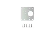1 Pcs Kitchen Cupboard Door Cabinet Hinges Repair Plate Brackets Kit Fixing Screws