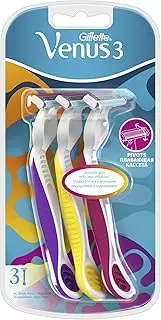 Gillette Venus 3 Disposable Razor, 3 Count