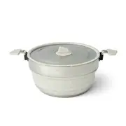 Sea To Summit Detour Stainless Steel Collapsible 5L Pot - Grey (Moonstruck)