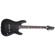 Schecter 1181 Damien Platinum-6 Guitar, Rosewood Fretboard, Satin Black