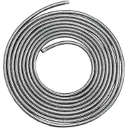 Drag Specialties - 096614-BX-LB6 - Braided Oil/Fuel Line - Stainless Steel - 3/8