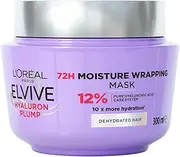 L’Oréal Paris Hair Mask, Moisturising & Plumping, Elvive Hyaluron Plump Moisture Mask, 300ml