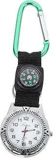 [Holibanna] Mountaineering Watch with Compass Clip Watch Simple Easy Read Fashion Carabiner