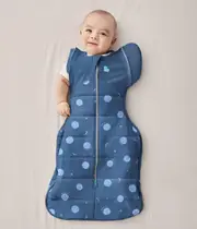 [Swaddle Up™ Transition Bag] Denim Little Dreamer •Quilted Cotton