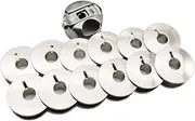 CKPSMS Brand - #173058+55623S 12PCS Bobbin CASE & BOBBINS FIT for Singer 206,206K,206W, 306,306K,306W,319