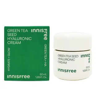 【innisfree】綠茶籽玻尿酸保濕霜50ml(國際航空版)