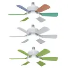 40W Large Ceiling Fan E27 Fan Light With Dimmable LED Light Remote Controller US