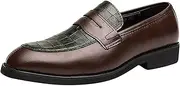 [Generic] Flight Attendant Shoes Wide Business Lace Up Casual Leather Shoes Leather Soled Mens Shoes